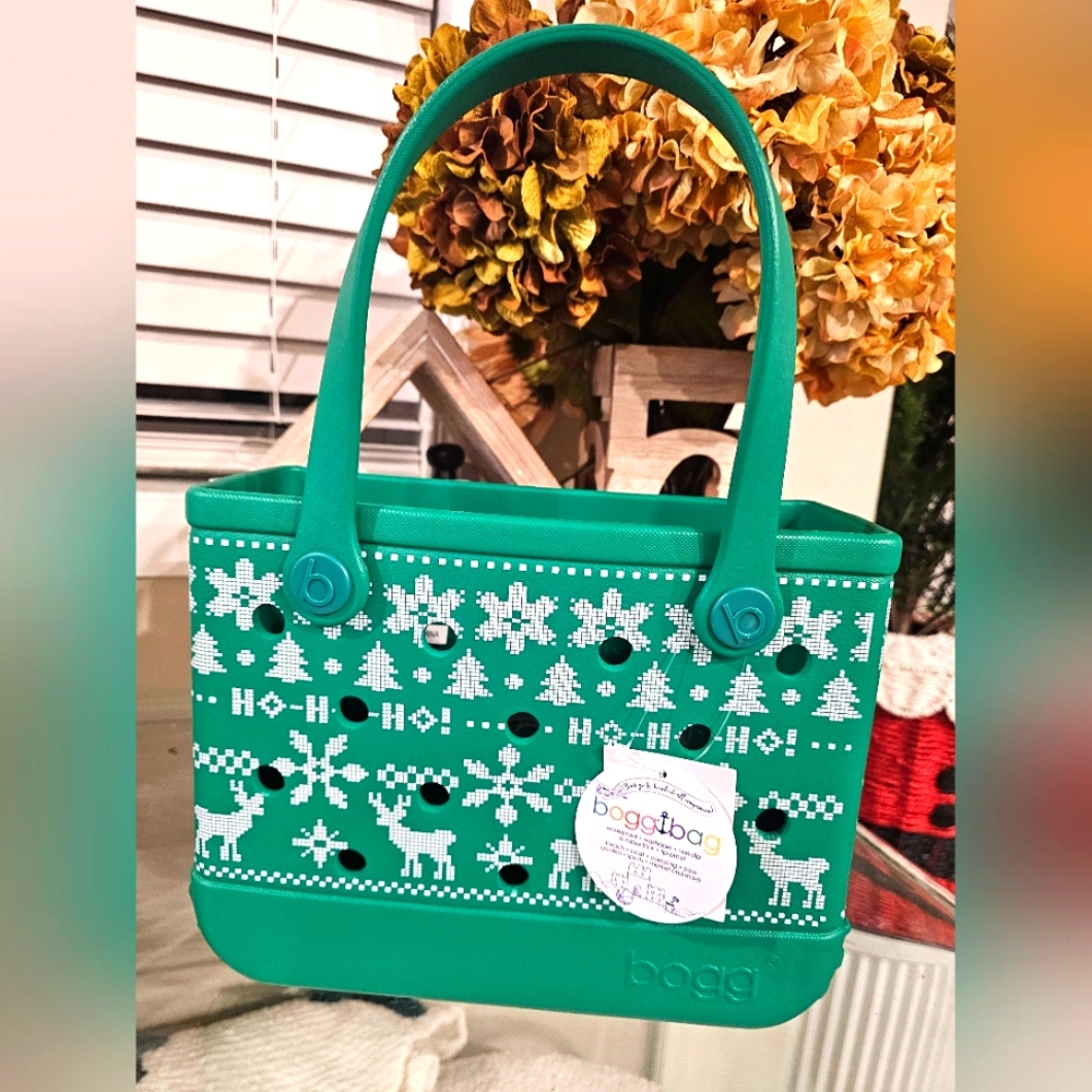 Bitty Bogg Bag - Limited Edition Snowflake Sweater Tote